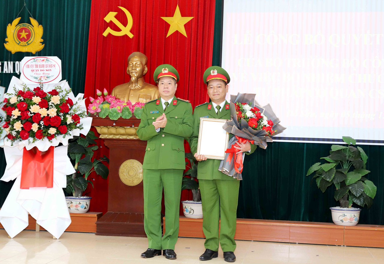 Thượng tá Đặng Thế Dũng được bổ nhiệm giữ chức Thủ trưởng Cơ quan CSĐT -Công an quận Đồ Sơn